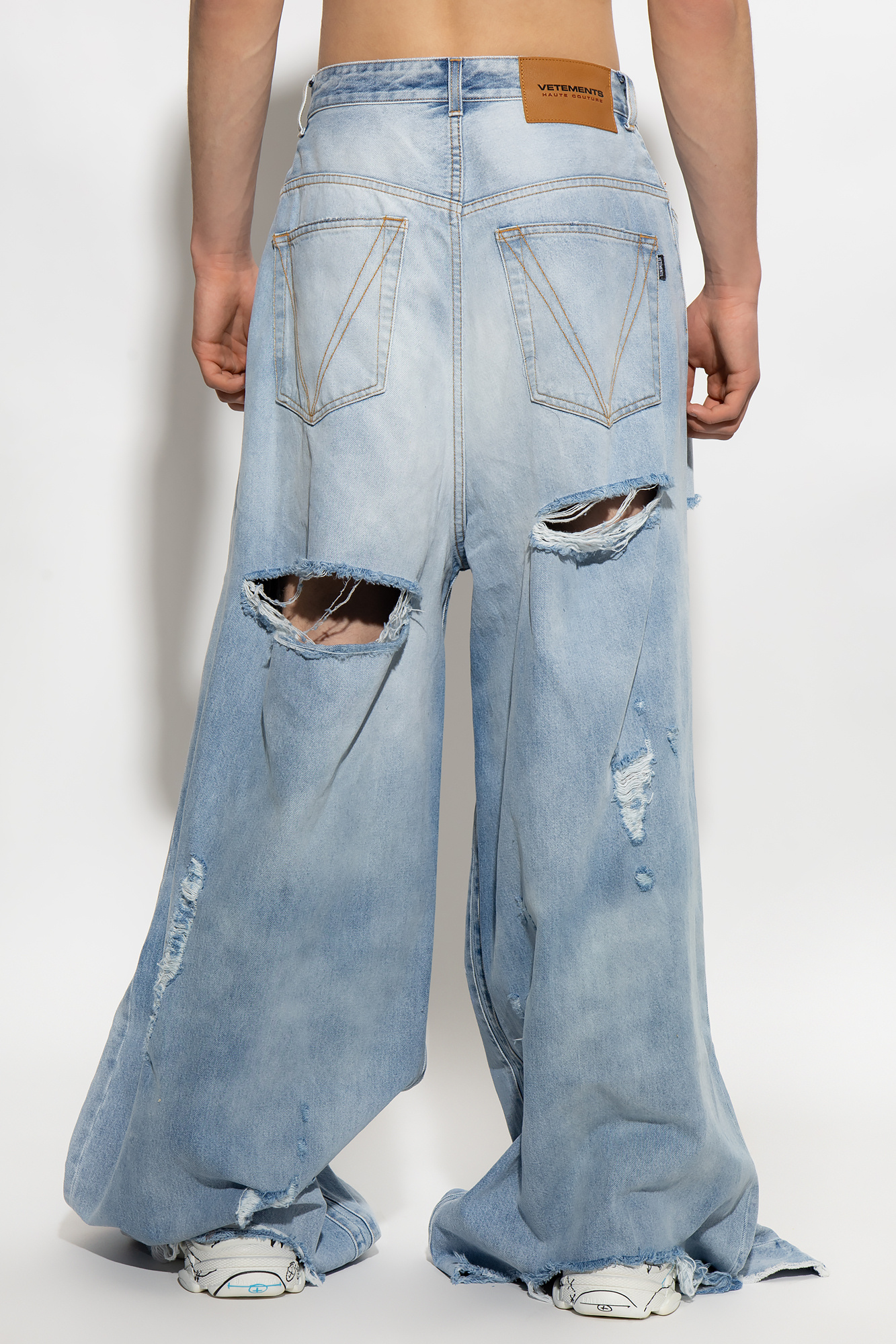 Light blue Wide jeans VETEMENTS - SchaferandweinerShops Nicaragua - Always  buy these jeans